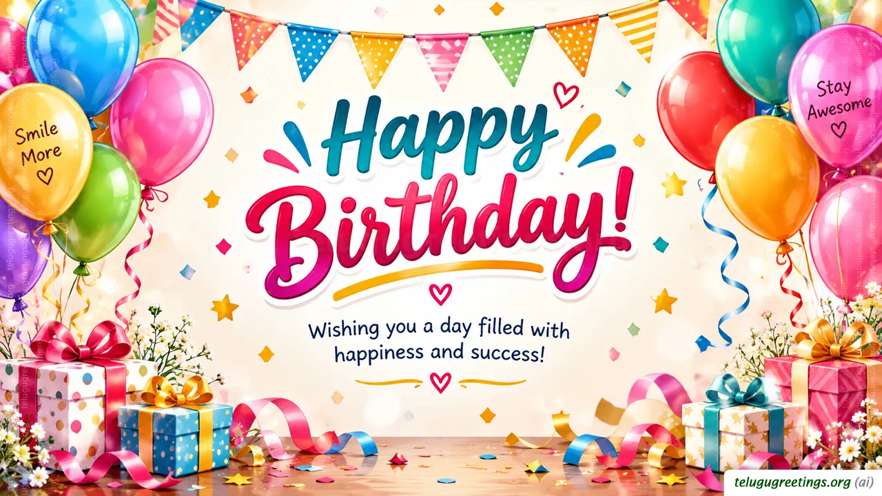 Happy Birthday Greetings Wishes