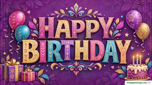 Happy Birthday Greeting Card