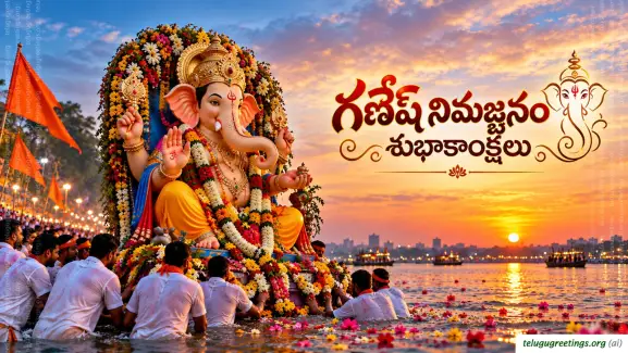 Ganesh Nimajjanam Greetings