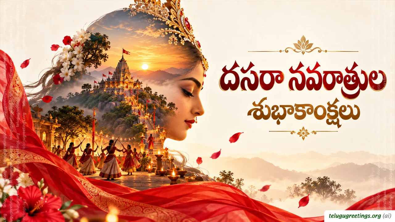Happy Dasara Telugu Greetings 2