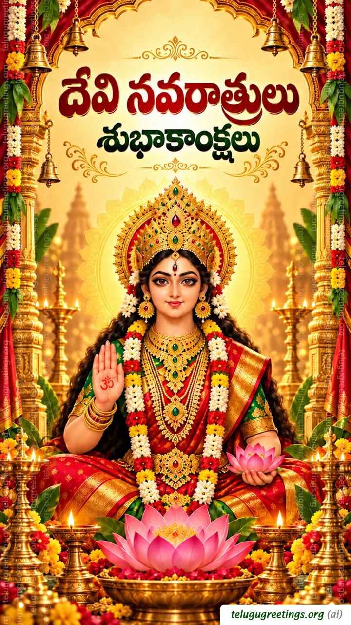 Happy Vijayadasami Telugu Greetings 15