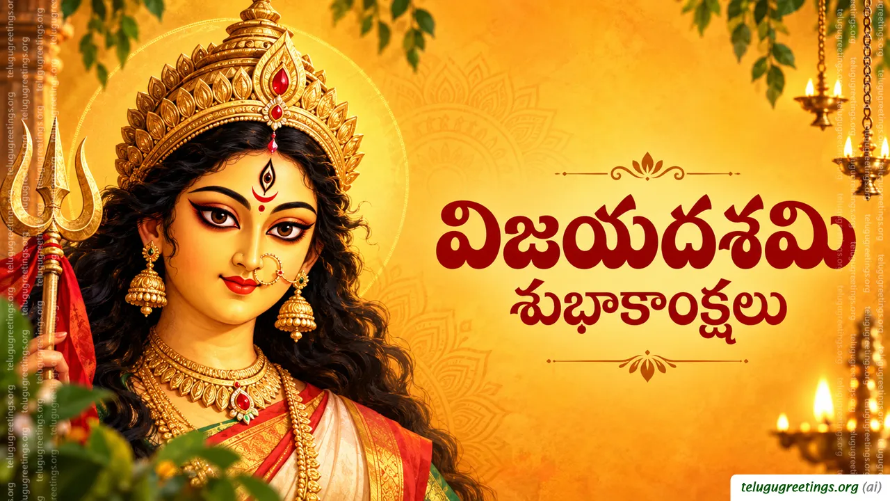 Happy Dasara Telugu Greetings 4