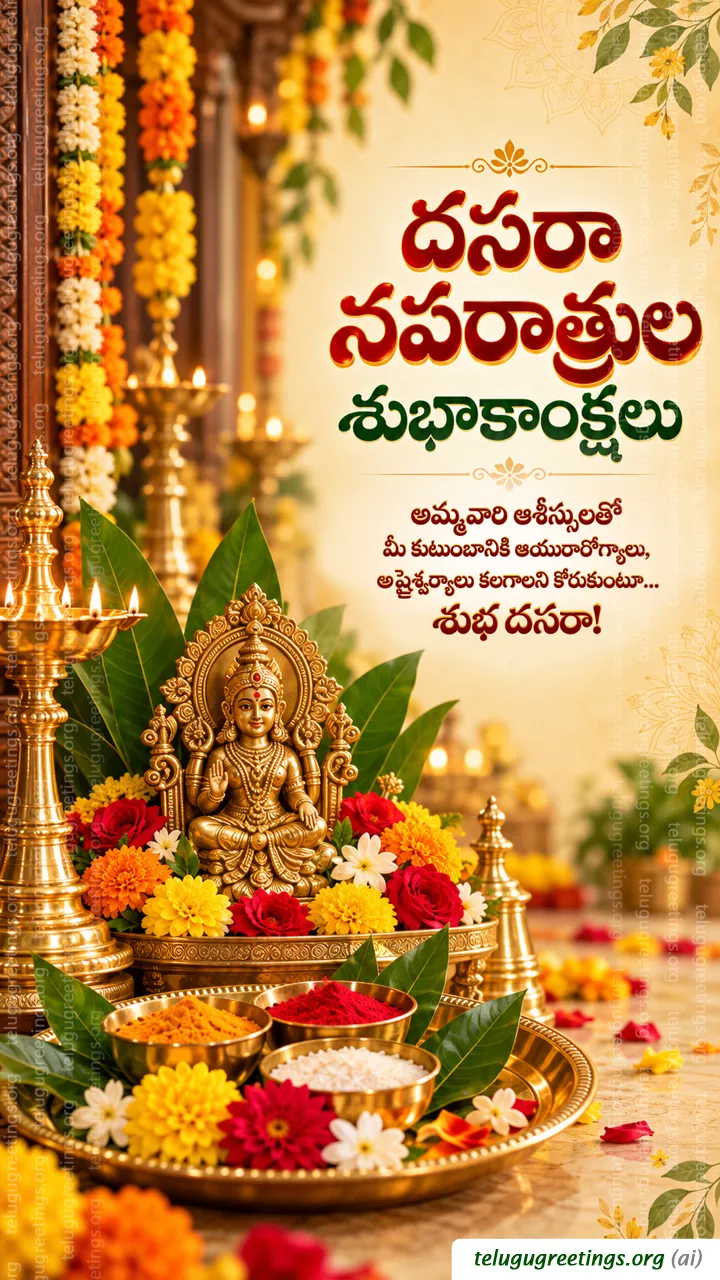 Happy Vijayadasami Telugu Greetings 18
