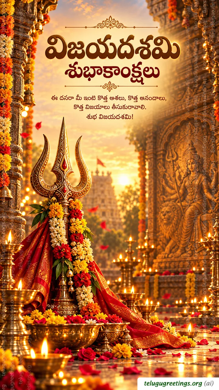 Happy Vijayadasami Telugu Greetings 21