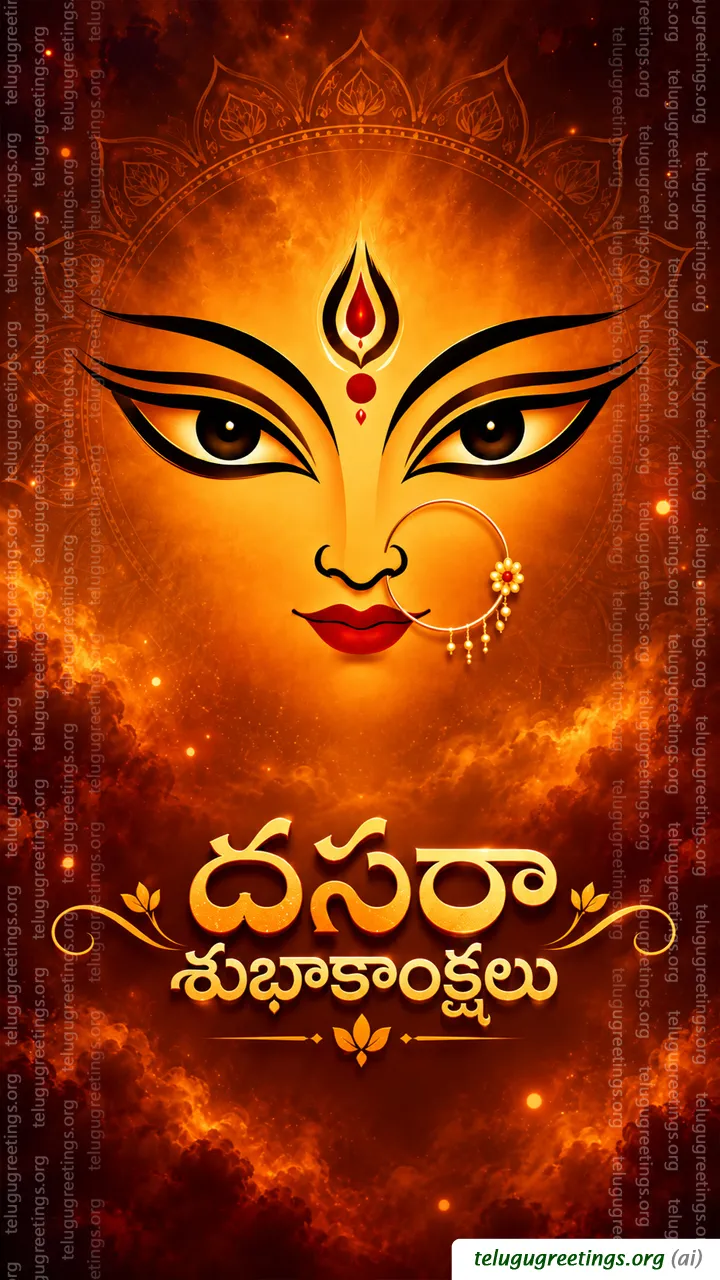 Happy Vijayadasami Telugu Greetings 22