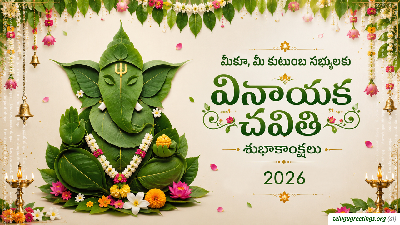 Vinayaka Chavithi Telugu Greetings Vinayaka Chavithi Telugu Greetings