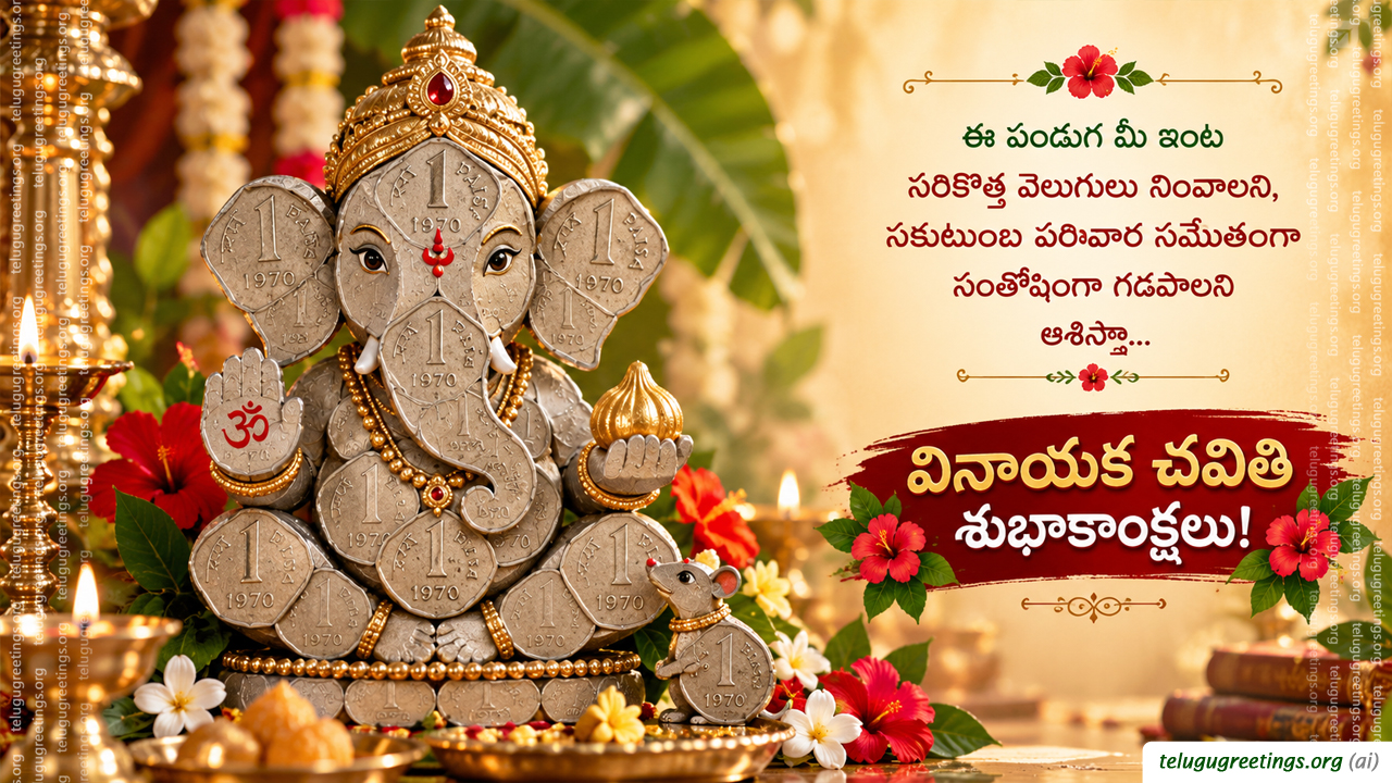 Ganesh Chaturthi Telugu Greetings