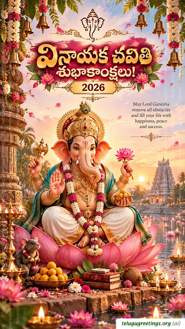 Vinayaka Chavithi Telugu Greetings
