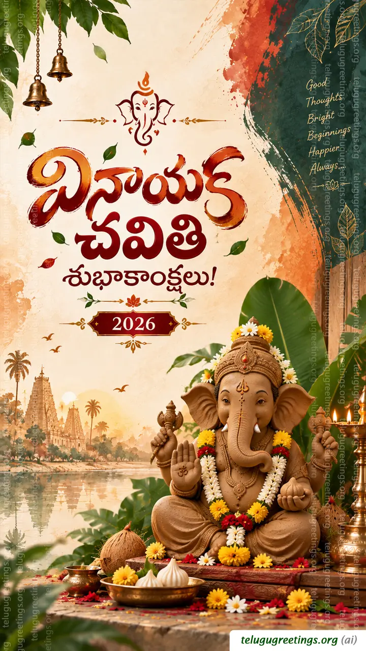 Vinayaka Chavithi Telugu Greetings
