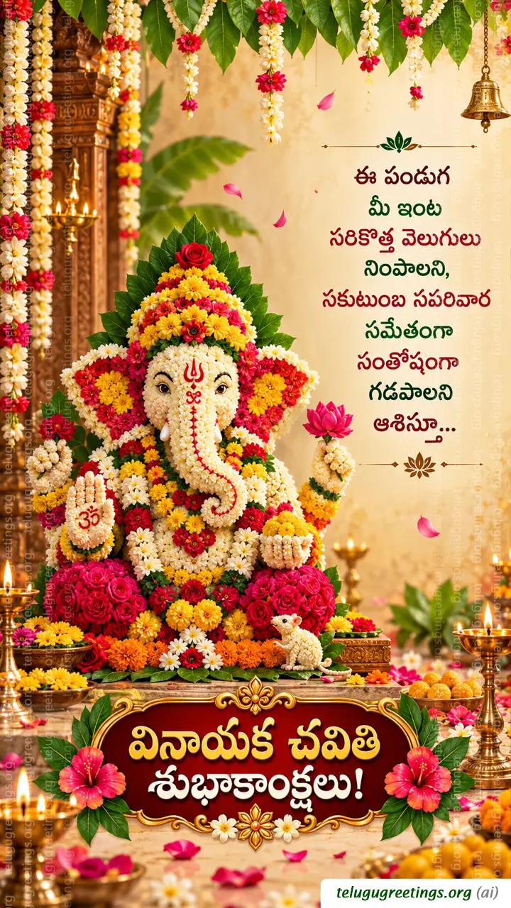 Ganesh Chaturthi Telugu Greetings