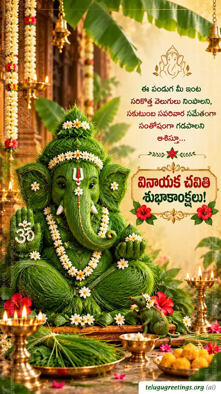 Ganesh Chaturthi Telugu Greetings