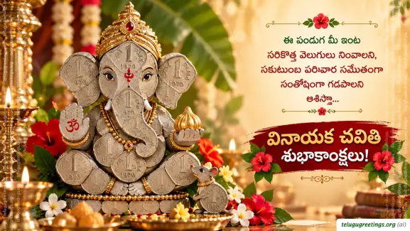Ganesh Chaturthi Telugu Greetings