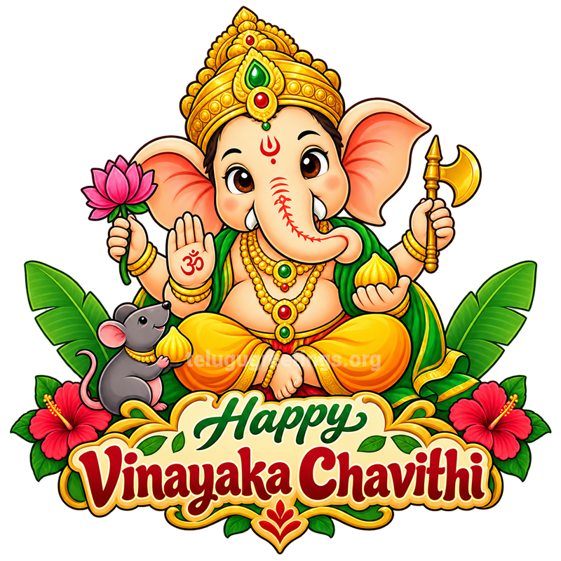 Vinayaka Chavithi WhatsApp Sticker 11