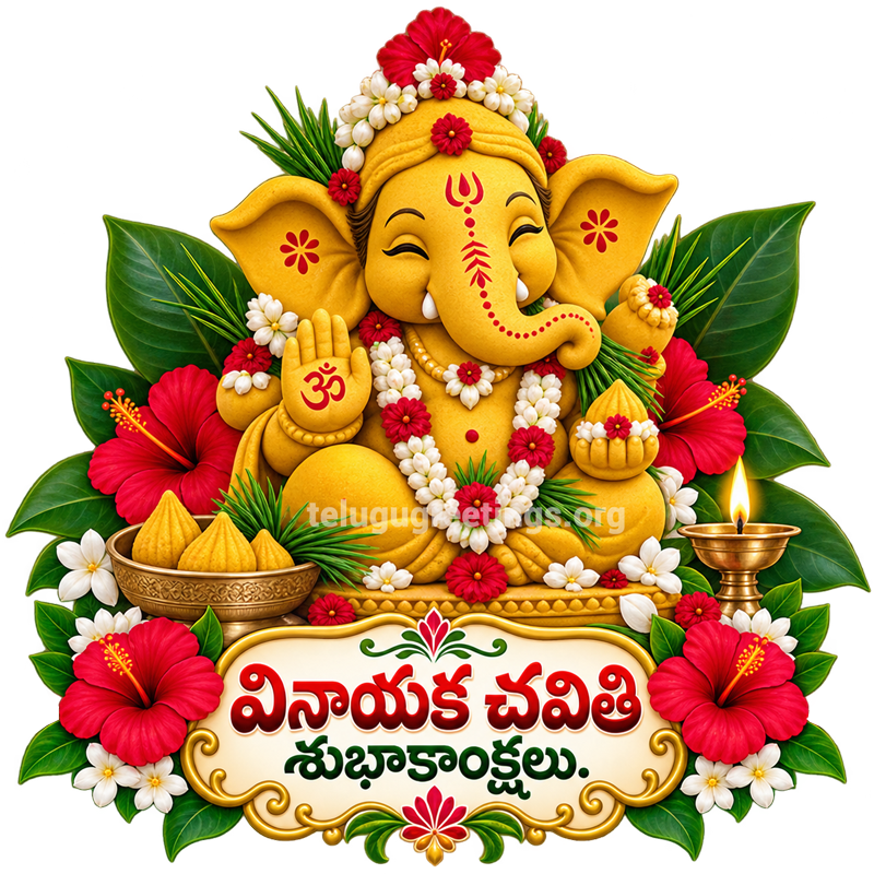 Vinayaka Chavithi WhatsApp Sticker 18
