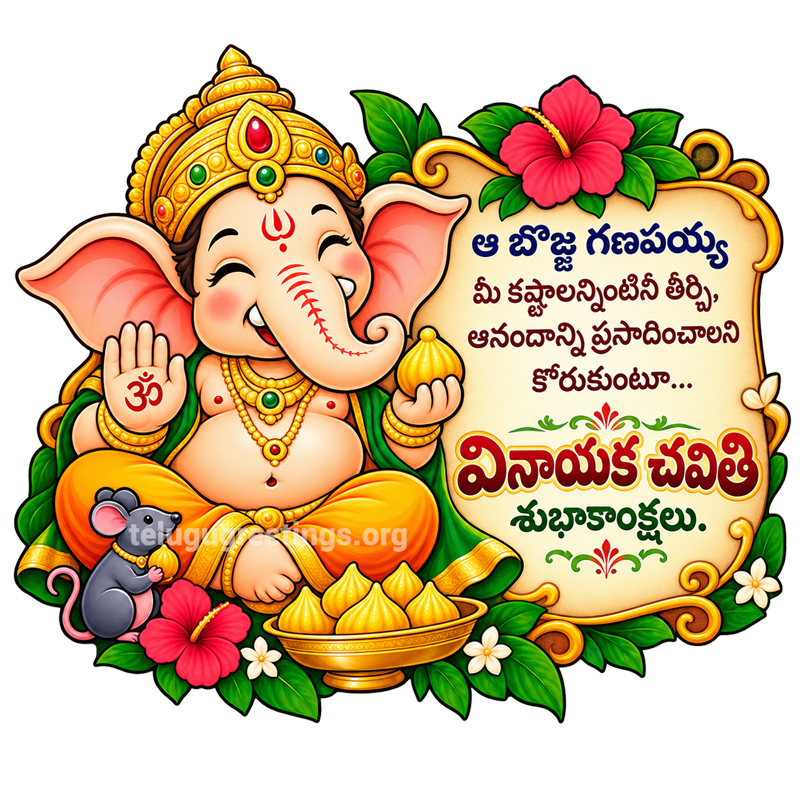 Vinayaka Chavithi WhatsApp Sticker 19