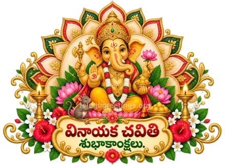Vinayaka Chavithi WhatsApp Sticker 8