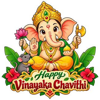 Vinayaka Chavithi WhatsApp Sticker 11